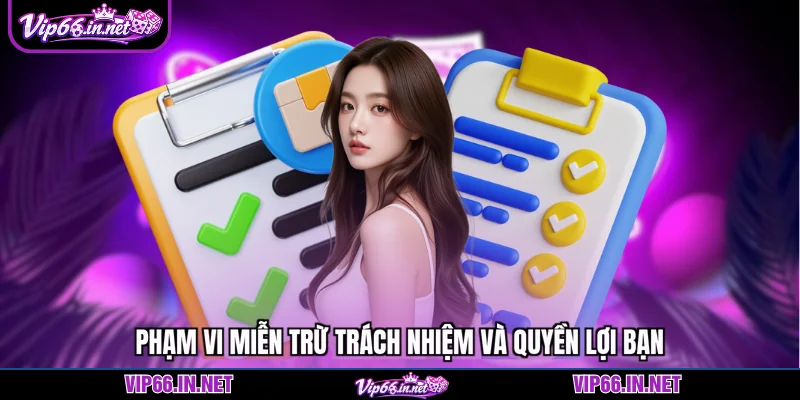 Phạm vi miễn trừ trách nhiệm và quyền lợi bạn